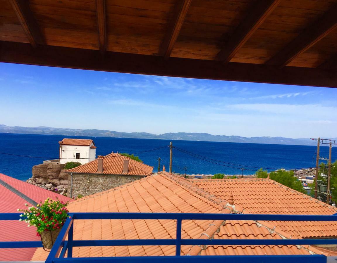 Apartamento Karagiannaki Skala Sykamineas Exterior foto